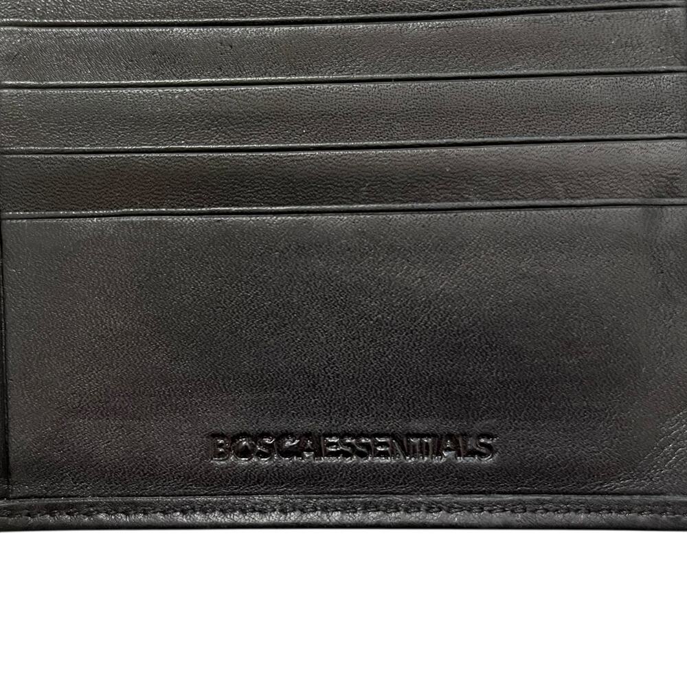 Bosca Essentials Black Old Leather Continental Id… - image 4